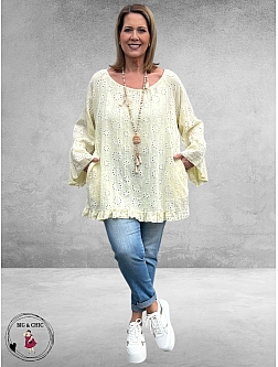 NC Tuniek Carmen Style Zachtgeel